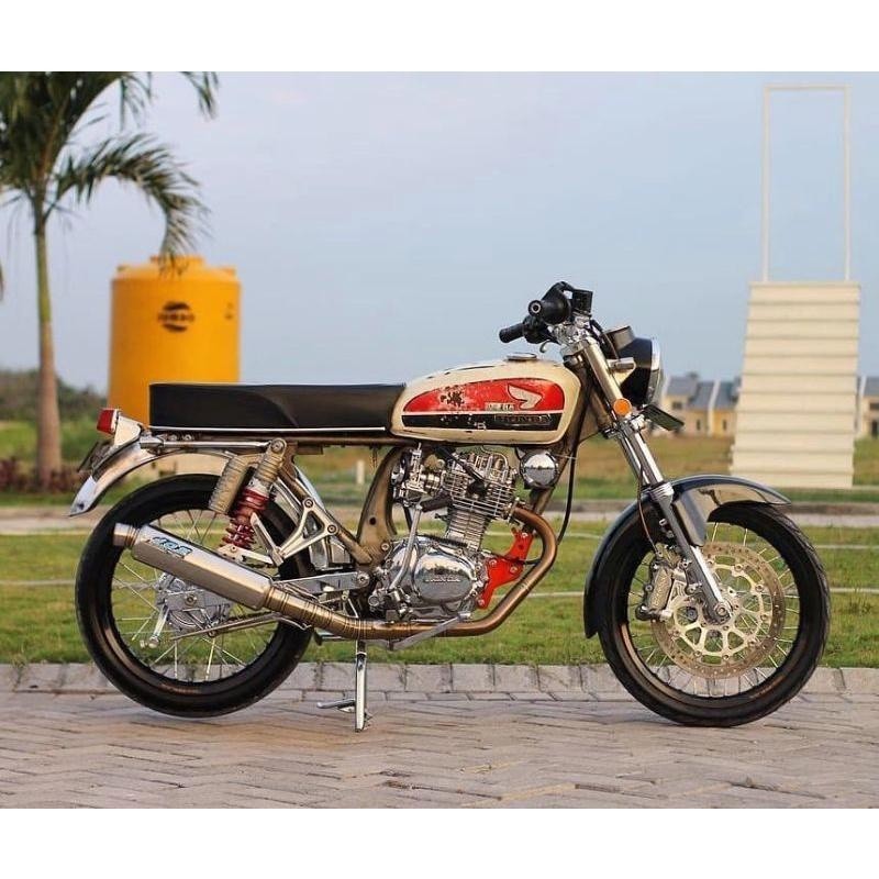 KNALPOT DOS ALA ORIGINAL CB GL MP TIGER VERZA VIXION BYSON SCORPIO