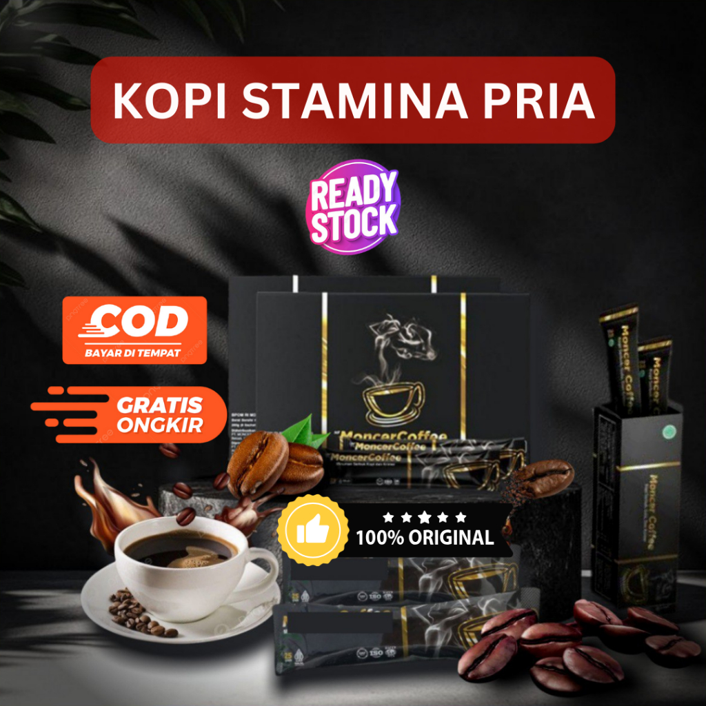 

CoffeeMooceerr Original Kopi Herbal Kuat Tahan Lama Penguat Stamina Pria Aman Dikonsumsi BPOM Halal