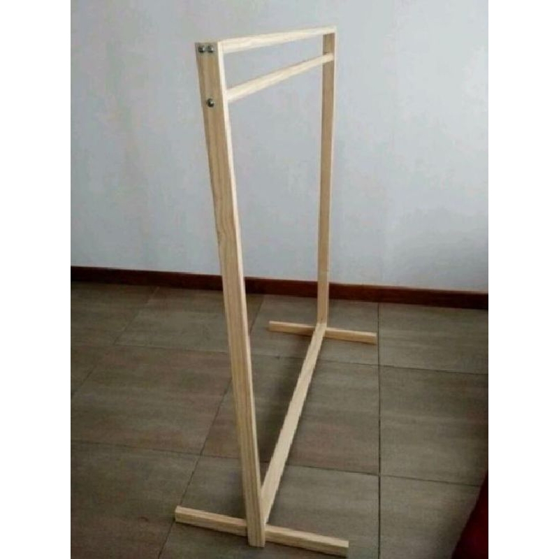 gantungan baju kayu jati