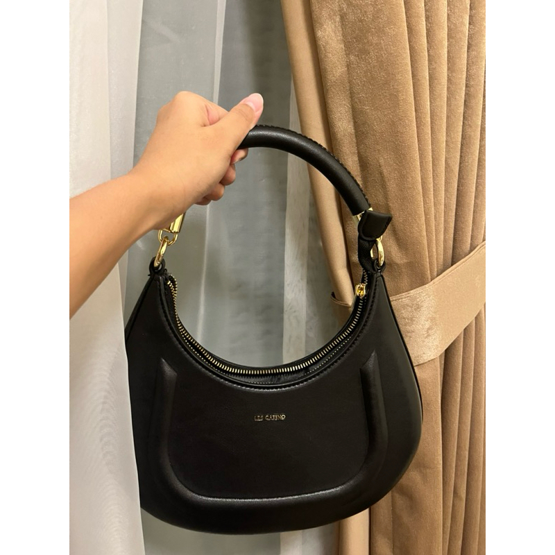 Les Catino Denta Hobo Bag - Black