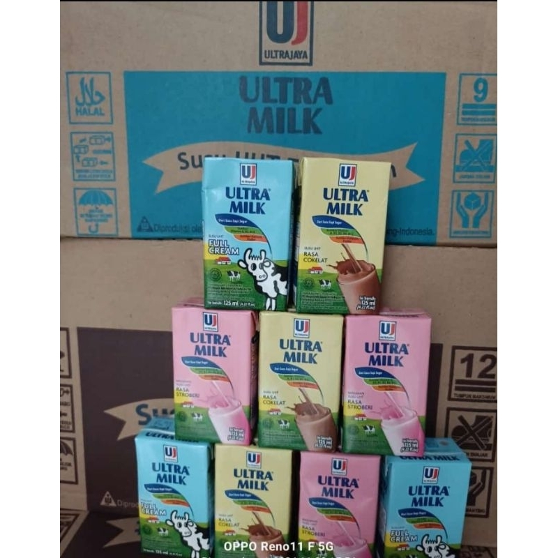 

Ultra Milk Susu UHT 125ML isi 40pcs