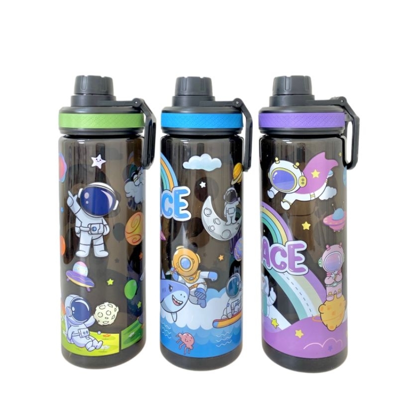Botol Minum Karakter Astronot Kapasitas 800 ml | Botol Minum Anak Laki-Laki Karakter Astronot | Boto