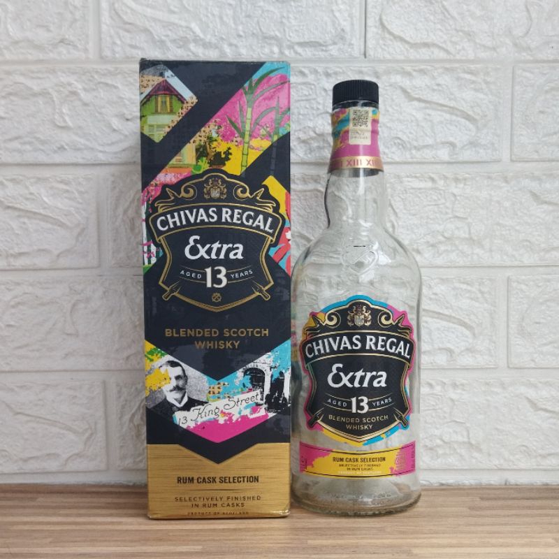 Botol Kosong Chivas Regal Extra 13 Years + Box 1Liter