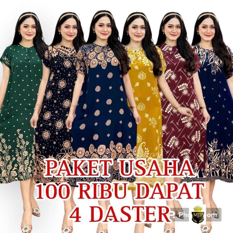 Dapat Rumbai Wanita 4 Daster paket bundling 100 ribu dapat 4 baju daster rayon adem sekali baju tidu