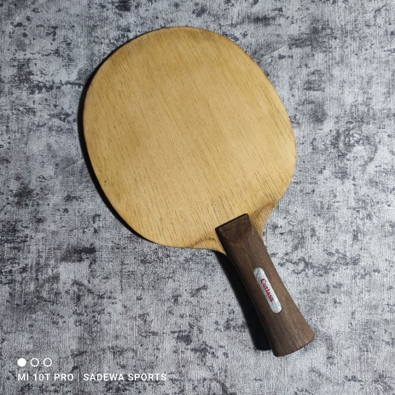BUTTERFLY CUTLASS FL OLD TAG - Bet pingpong tenis meja deffend bertahan bintik langka kupu kupu hita