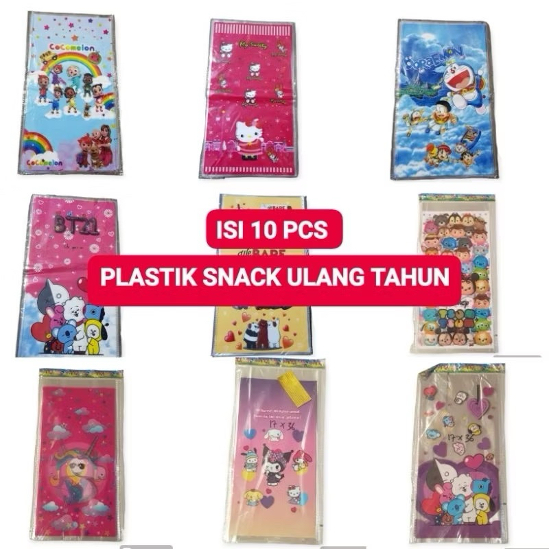 

PLASTIK SNACK ULANG TAHUN / GOODI BAG HAPPY BIRTHDAY