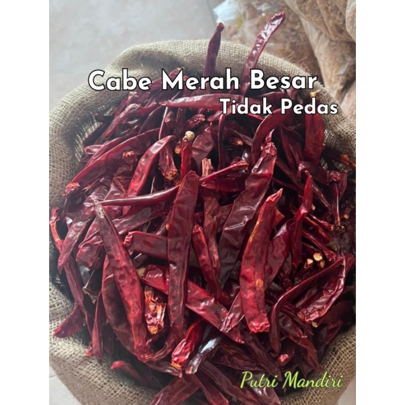 

CABE MERAH BESAR 1KG TIDAK PEDAS