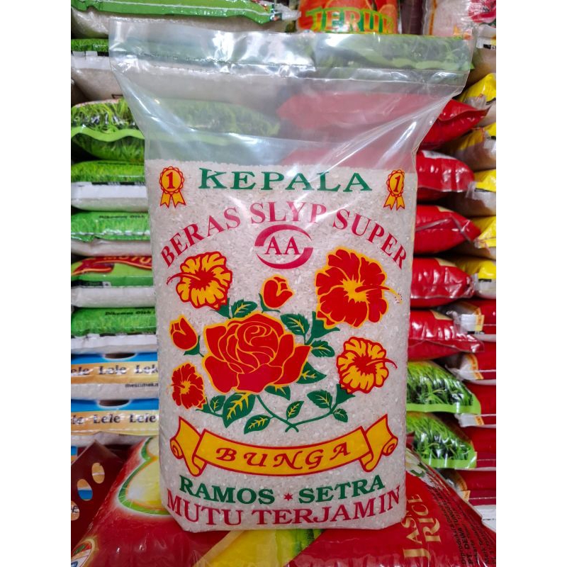 

Kepala Beras Slyp Super Bunga Ramos Mutu Terjamin 5kg/10kg/20kg/25kg