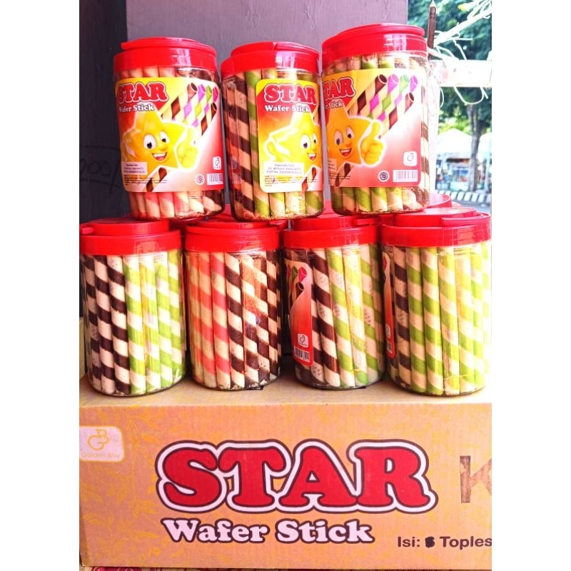 

Star Wafer Stick Isi: Toples