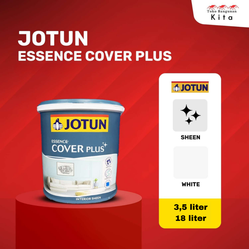 Jotun Cover Plus - Cat tembok Interior (3,5 Liter)
