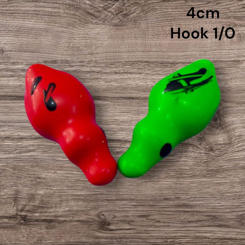karet soft frog bebek 4cm