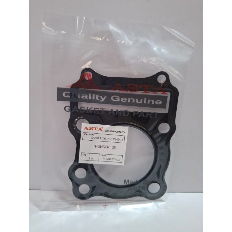 paking head thunder 125 gasket cylinder head thunder 125
