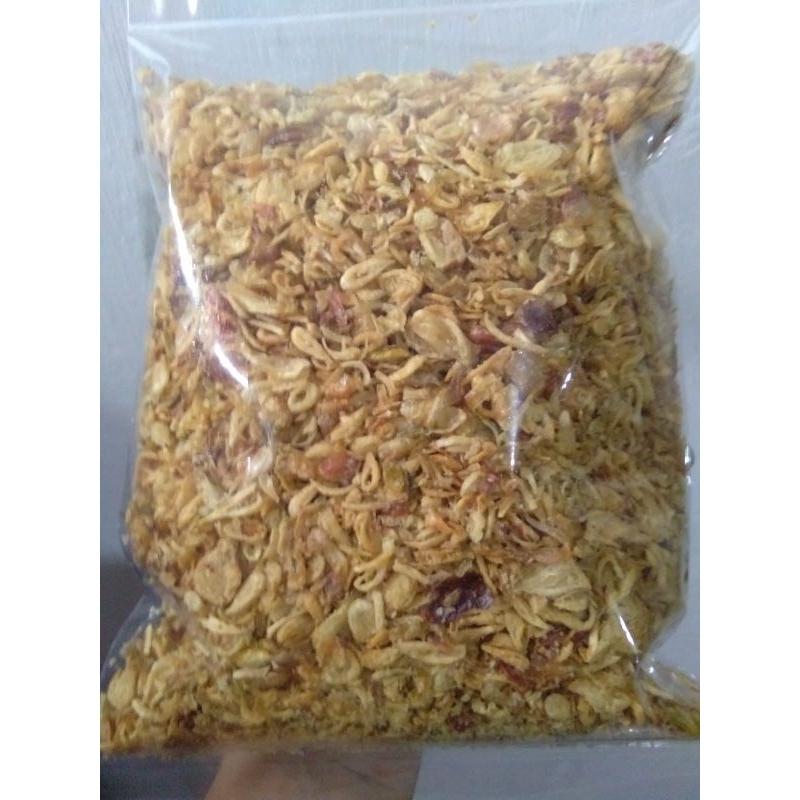 

Bawang Merah Goreng Asli Sumenep Grade(A) Asli Wangi dan Renyah 250gr