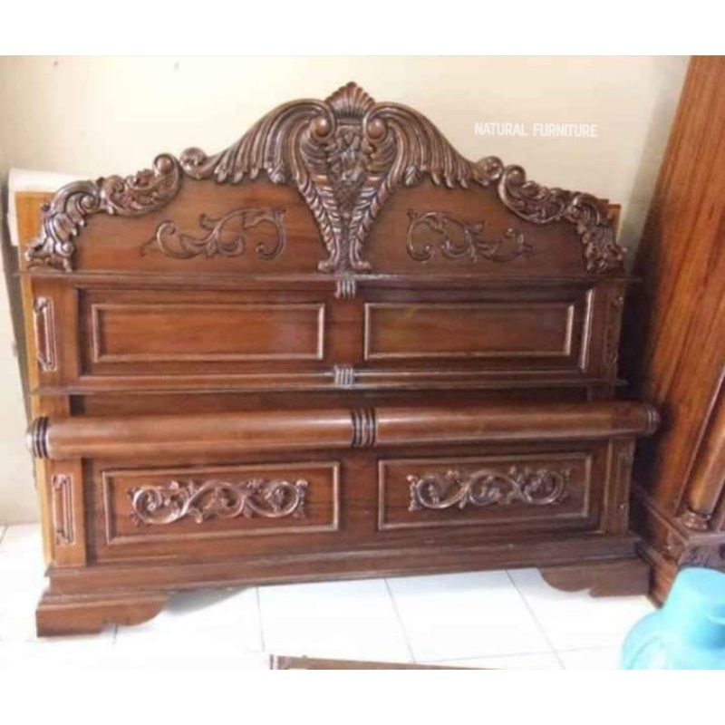 dipan peluru dipan kayu jati dipan ukiran dipan ukir jepara