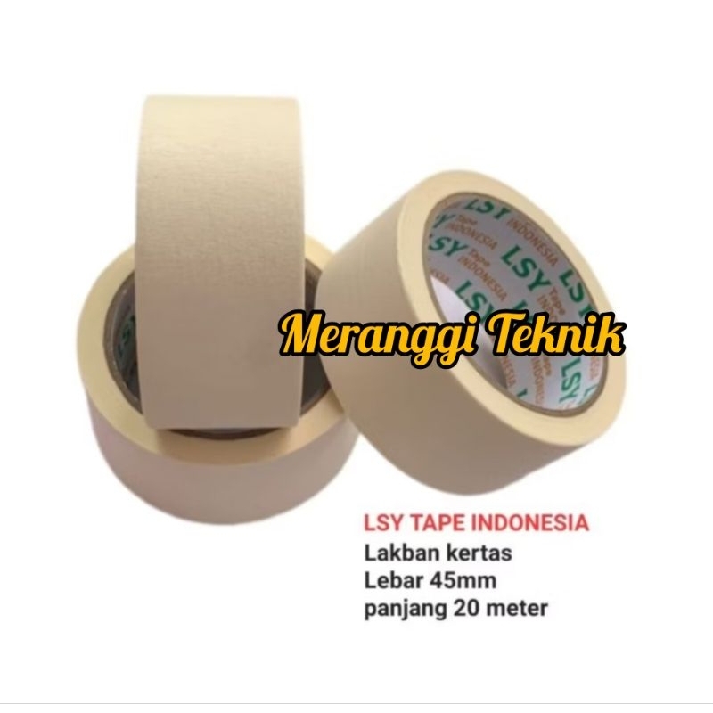 

id3769 Lakban isolasi kertas 45 mm x 20 m lakban ogoh ogoh