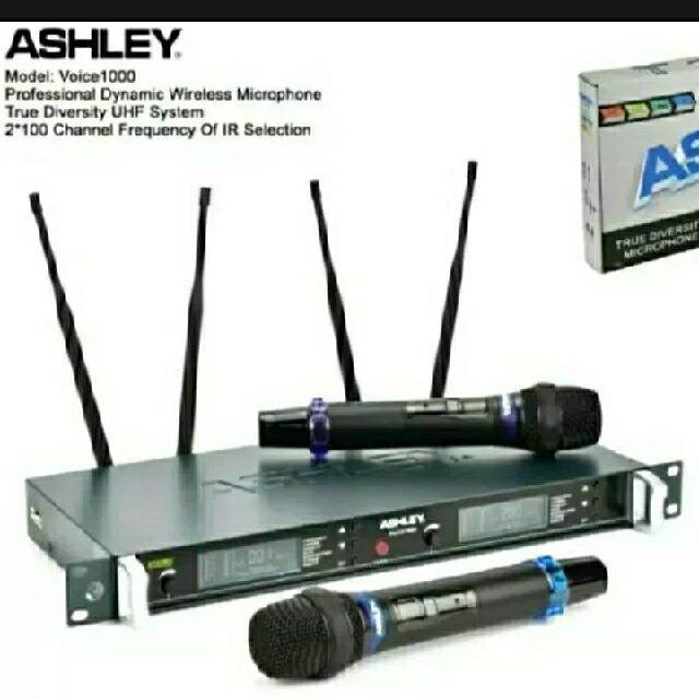 mic wireless ashley voice1000 voice 1000 handheld original