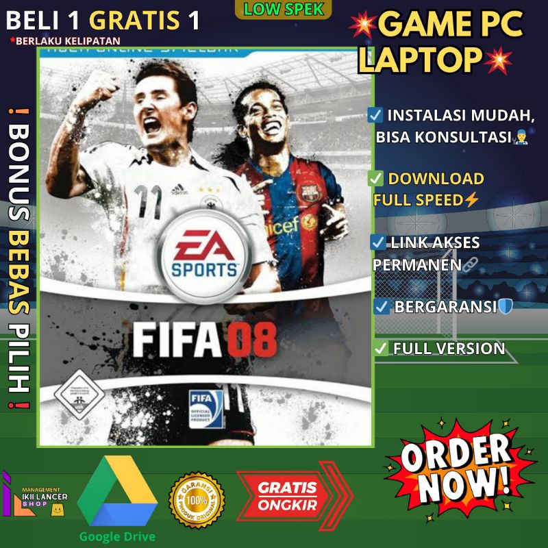 FIFA 2008 - PC LAPTOP GAMES - ORIGINAL WINDOWS