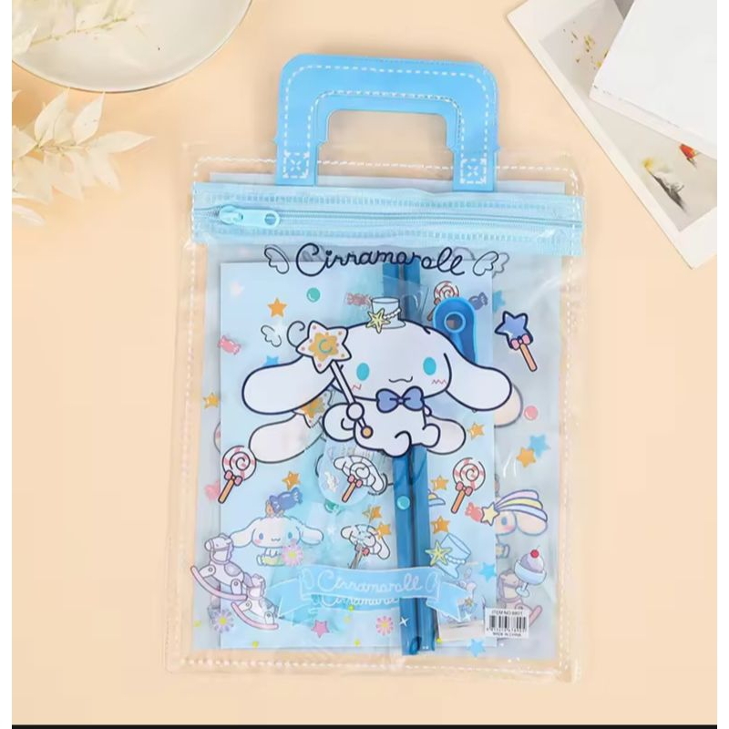 

Alat tulis set 6 in 1 tema Cinnamoroll lucu, untuk hadiah anak