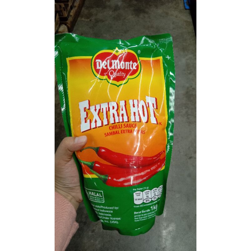 

Delmonte Extra Hot Pouch 1kg, EXP TH 2027
