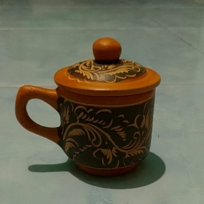 GELAS TANAH LIAT BATIK CANGKIR BATIK