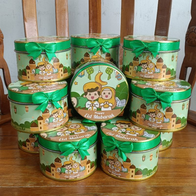 

Kaleng candies tema Lebaran Christmas Satuan