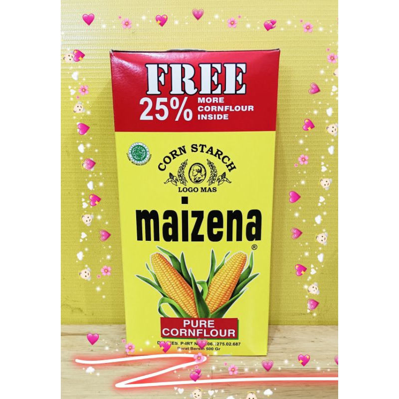 

TEPUNG MAIZENA +FREE 25% 500gr