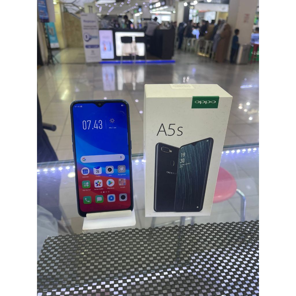 OPPO A5S 3/32GB SECOND SEKEN BEKAS RAM 3 INTERNAL 32