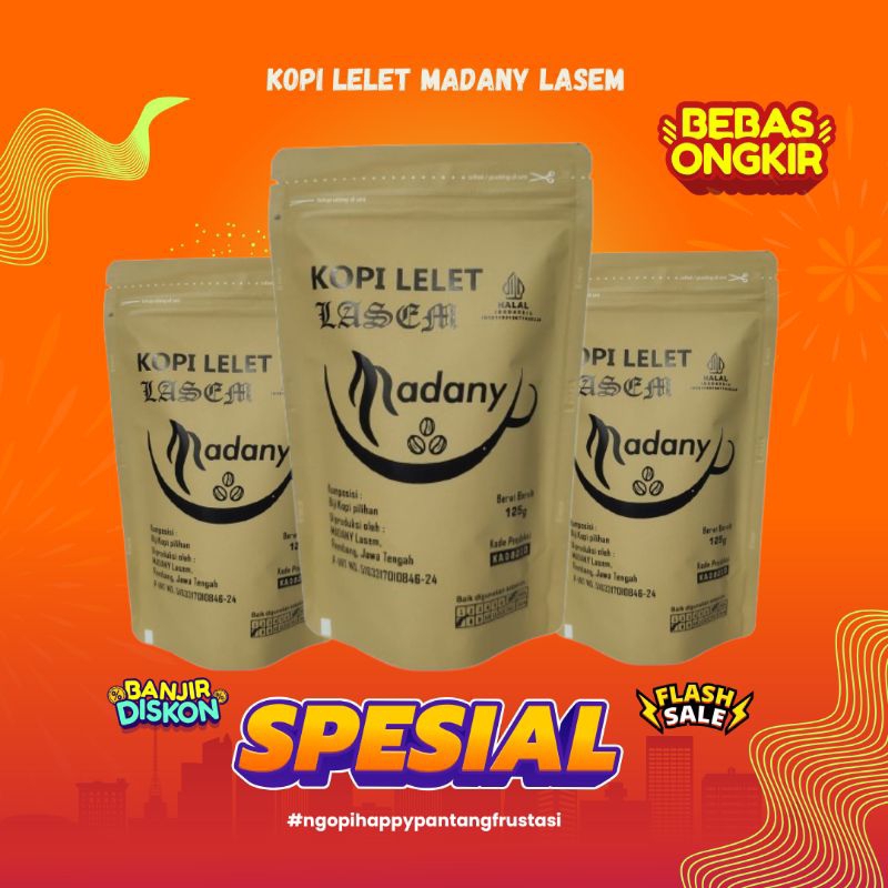 

PROMO KOPI MADANY TERMURAH 125 GRAM