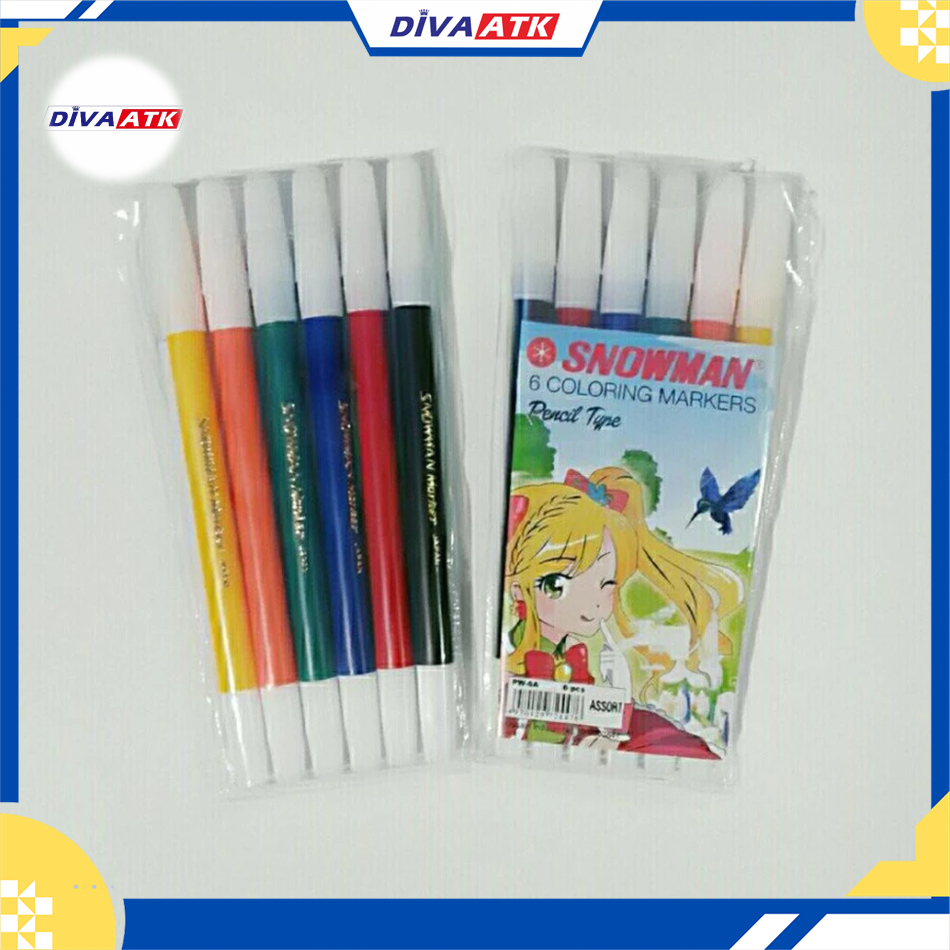 

SPIDOL SNOWMAN 6 WARNA PW-6 A