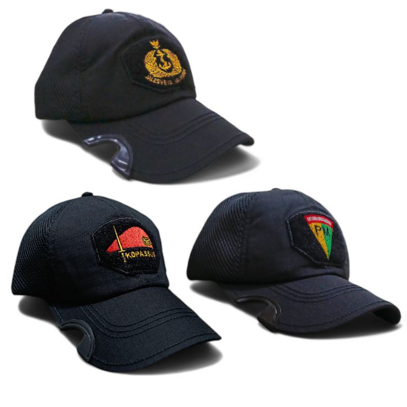 Topi Tactical/Topi Tactical Coak Hitam Logo ARMY