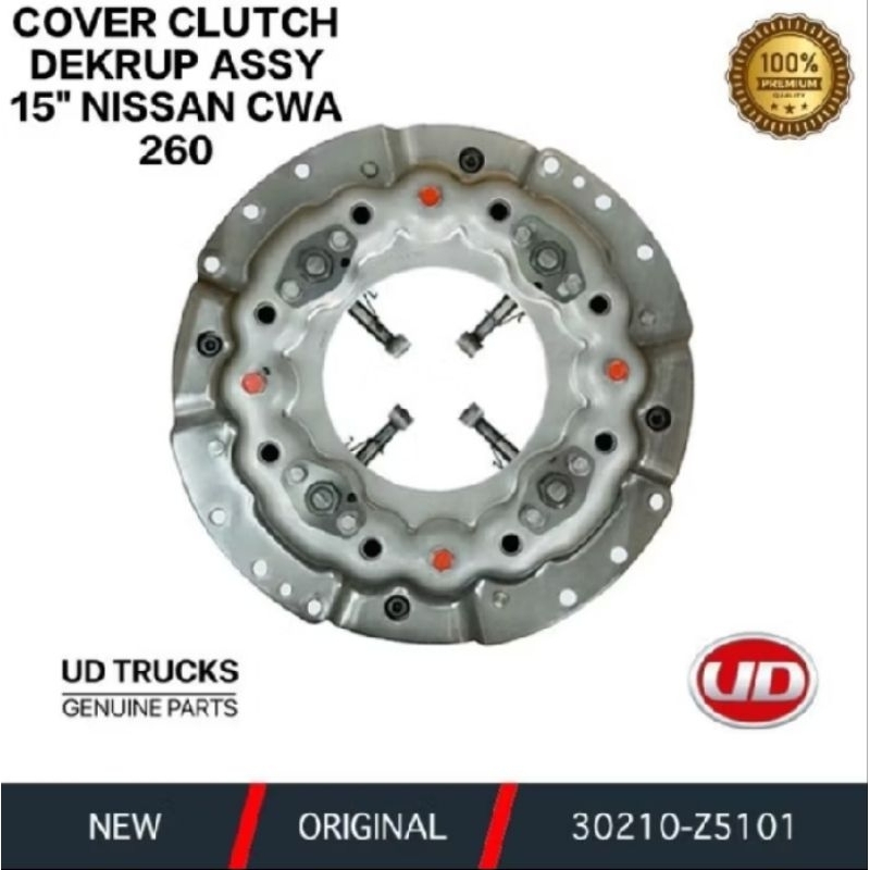 COVER CLUTCH DEKRUP MATAHARI UD TRUCK NISSAN CWA260 30210-Z5010 ORI