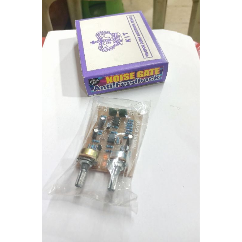 NOISE GATE ANTI FEEDBACK PCB FIBER