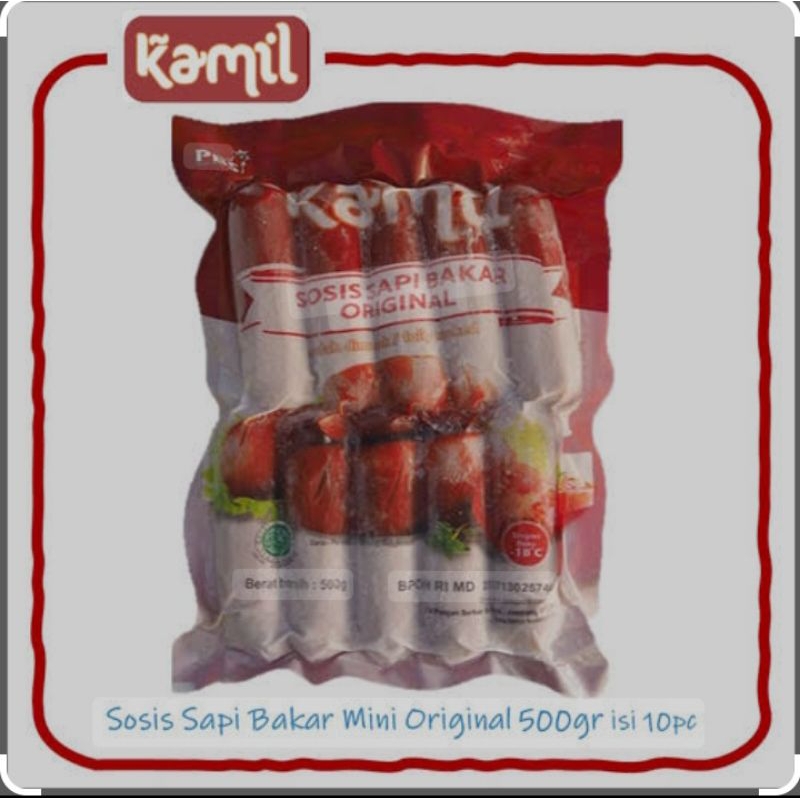 

Kamil Sosis Sapi Bakar Mini Original 500 Gr