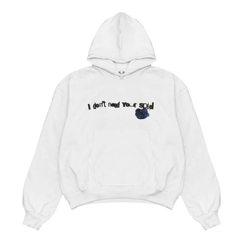 Sonderpeps - Hoodie Boxy Oversize - Spiell White