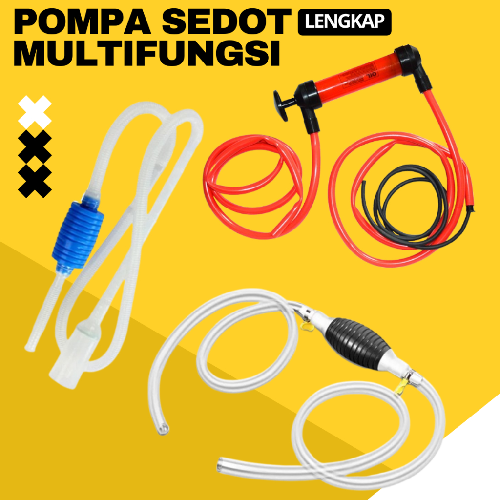 Alat Sedot Hisap Menguras Cairan Multifungsi - Pompa Tangan Sedot Hisap Air Oli Bensin - Pompa Hisap