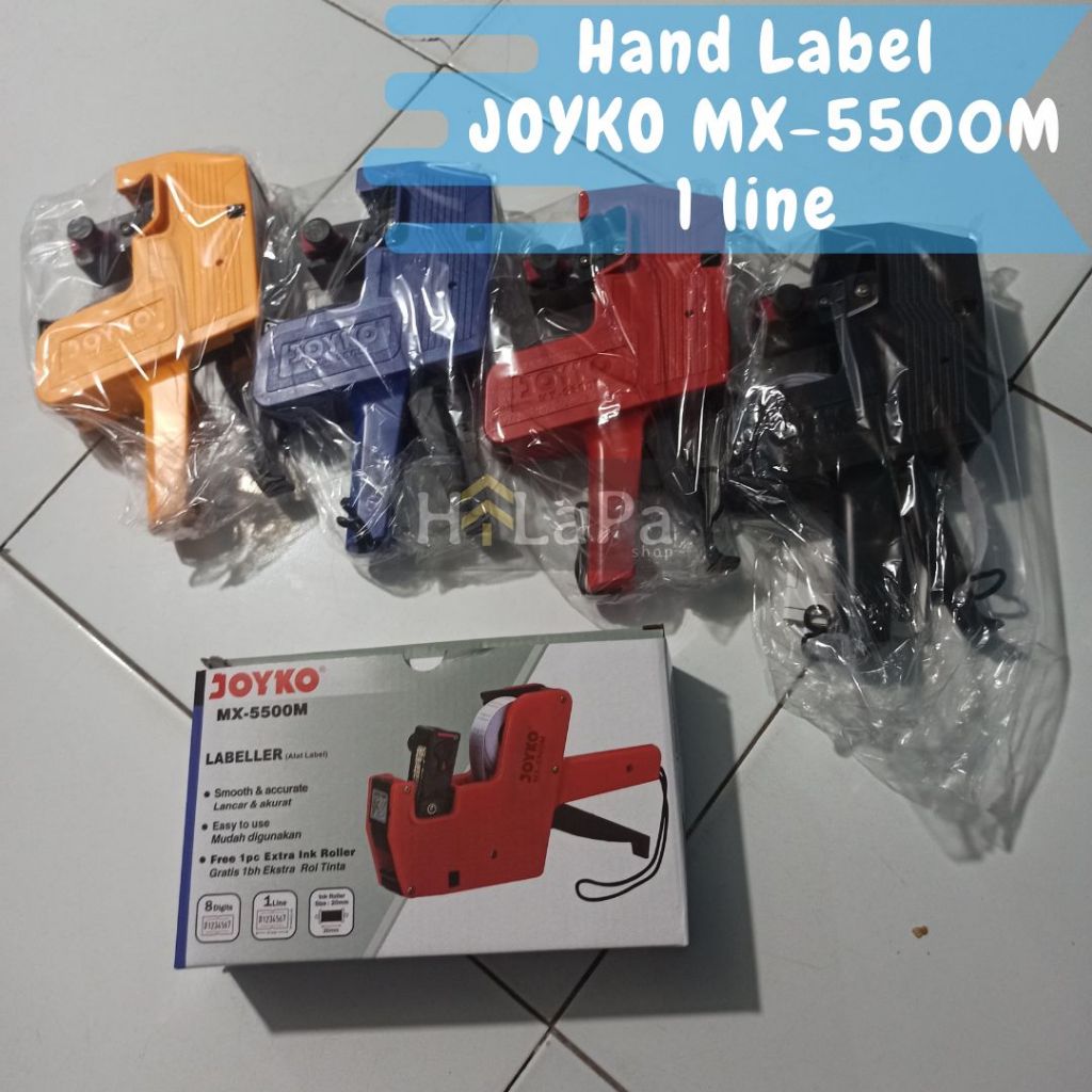 

Joyko MX-5500M - Mesin Label Harga 1line/baris