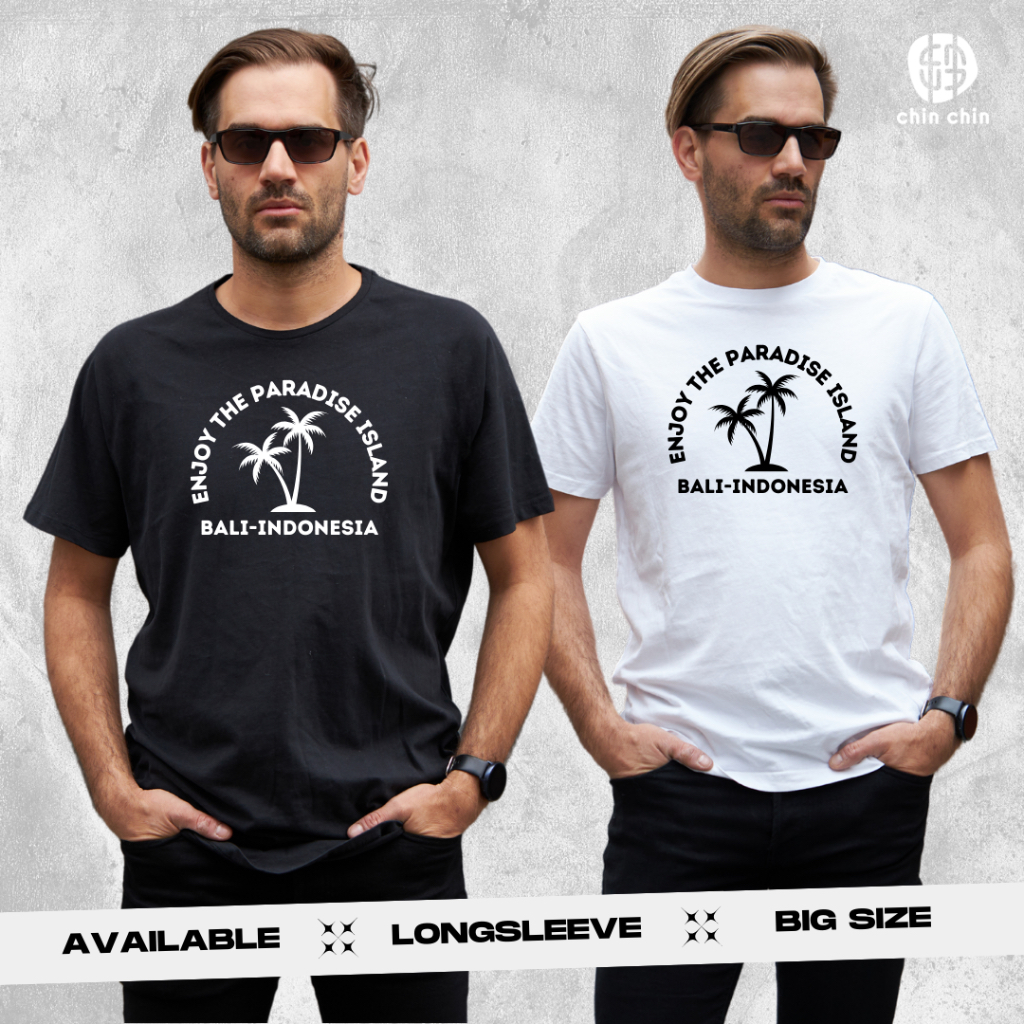 BEACH LIFE T-SHIRT // KAOS PANTAI // BAJU BALI // PRIA // WANITA // BAJU KEREN BIG SIZE // DISTRO - 