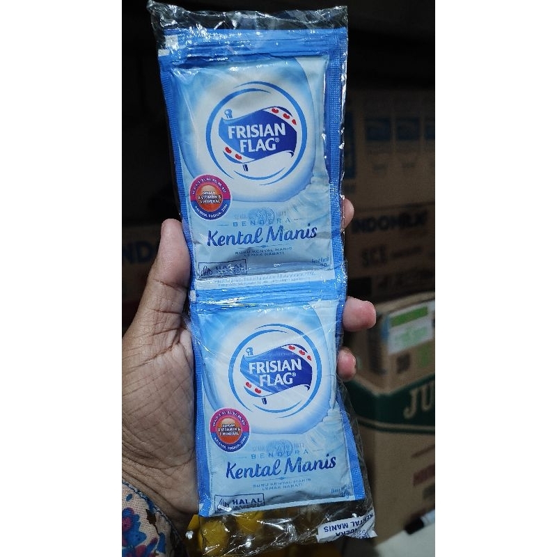 

Susu kental manis frisian flag isi 6 sachet