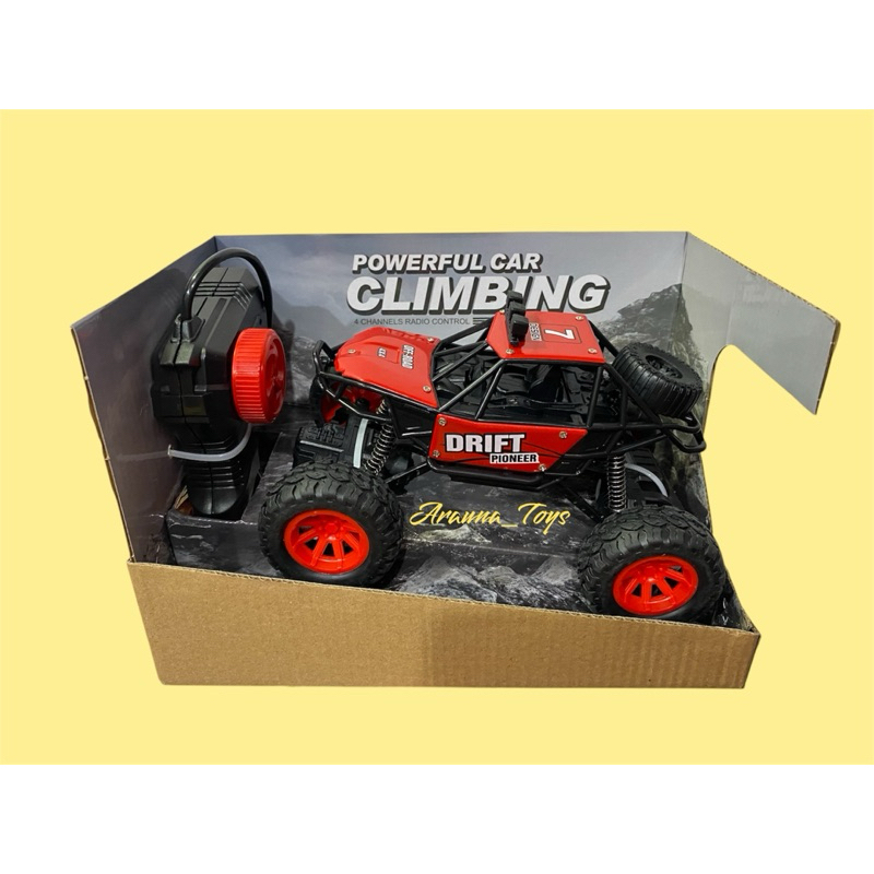 Mainan RC Mobil Remote Control Powerfull Climbing 1:20 Ban Karet Suspensi Aktif