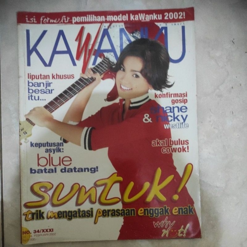 Majalah Kawanku 18-24 Februari 2002 Cover Nirina