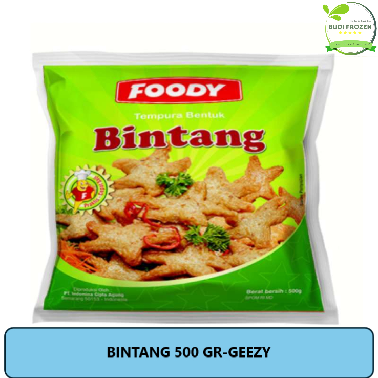 

BINTANG / OLAHAN IKAN BENTUK BINTANG 500 GR - GEEZY