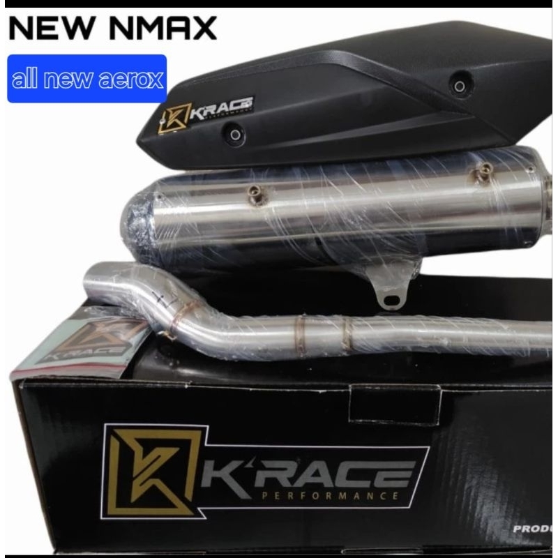 Knalpot Standar Racing K'Race All new aerox atau New Nmax