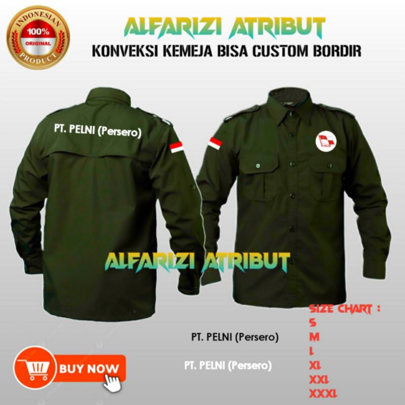 kemeja pdh PT PELNI persero