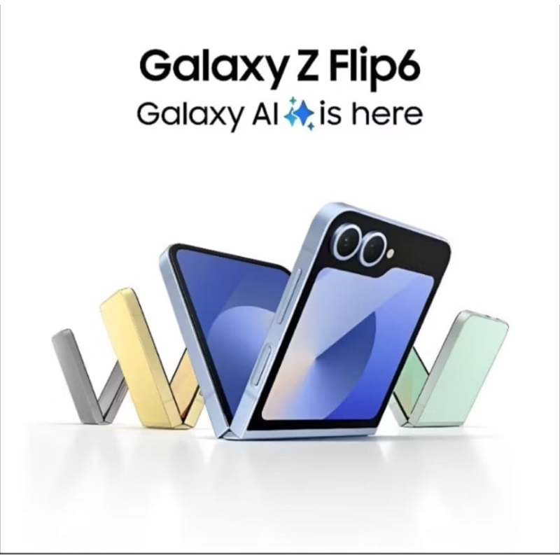 Samsung Galaxy Z Flipó [12/256GB] - Smartphone Al, Smartphone Lipat, Android, Kamera 50MP, FlexCam G