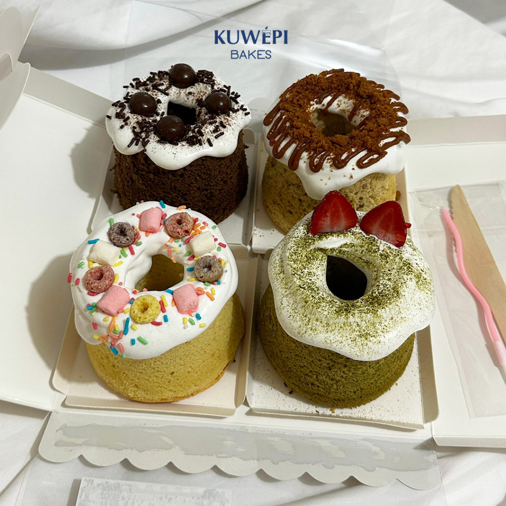 

[max order H-2]Mini Chiffon Cake 10cm Box of 4 | Birthday Cake | Kue Chiffon Ulang Tahun
