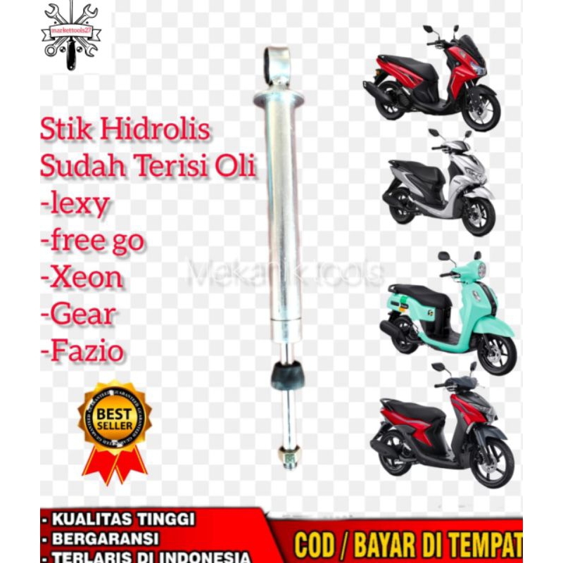 hidrolis shock belakang mio lexi frego gear xeon