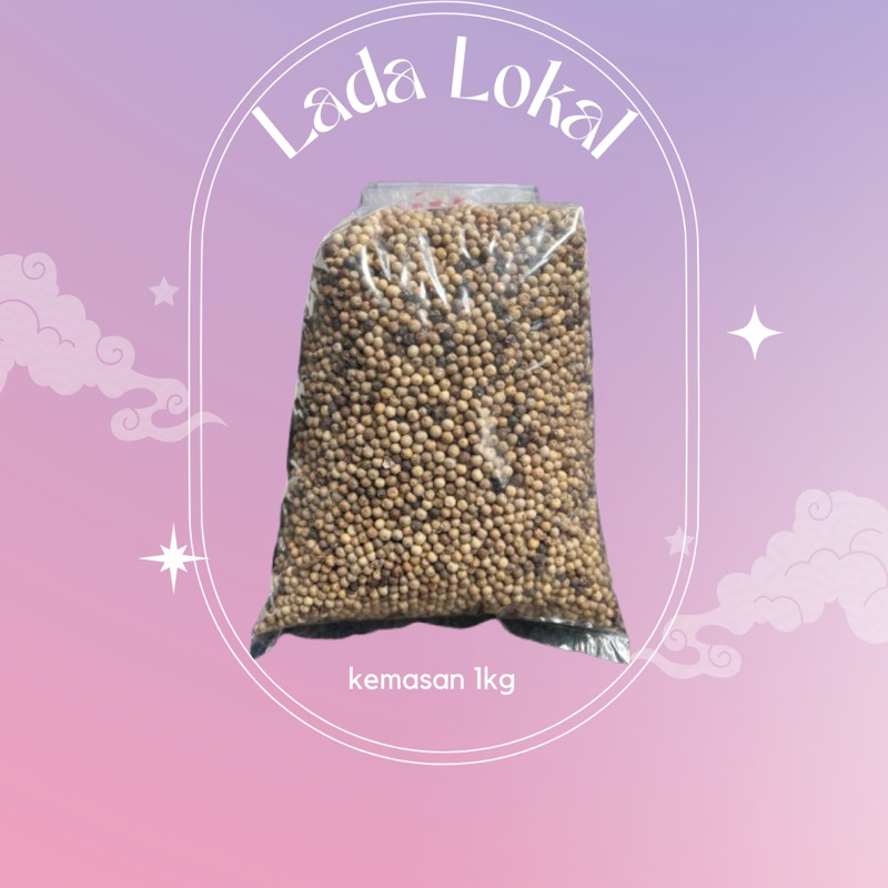 

merica lokal lada butir warna coklat