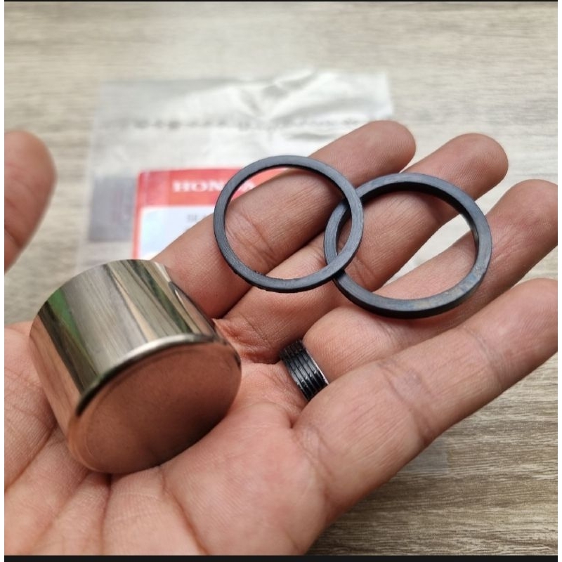 Piston kaliper piston kepala babi Set Oring seal Honda Beat Fi Beat Esp Beat Street Beat pop origina