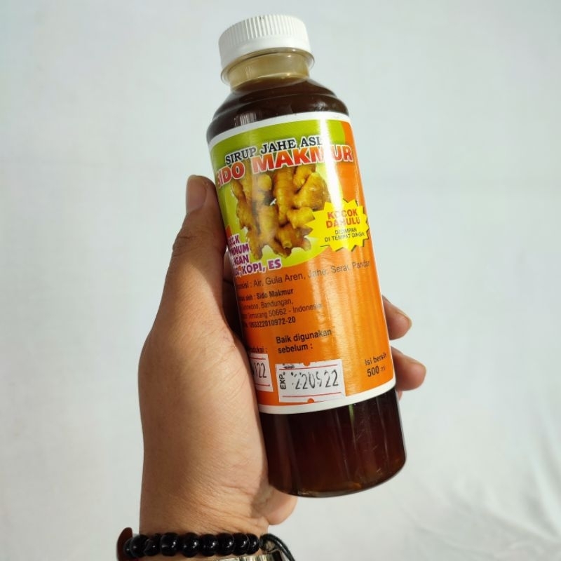 

SIRUP JAHE SIDO MAKMUR/KEMASAN 250 ML BOTOL PLASTIK