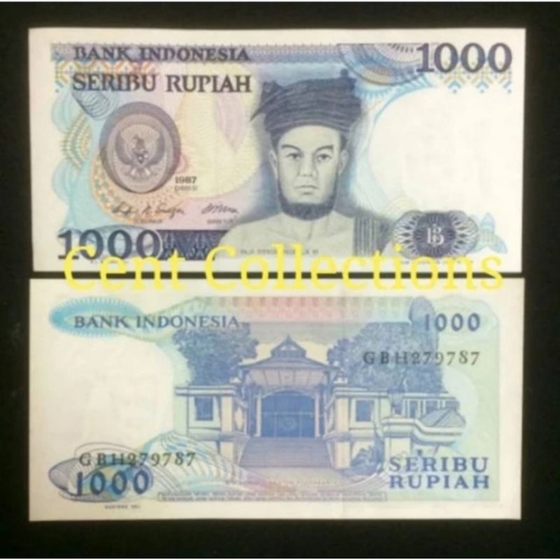 uang kuno seribu rupiah sisinga mangaraja. 1000 sisingamangaraja